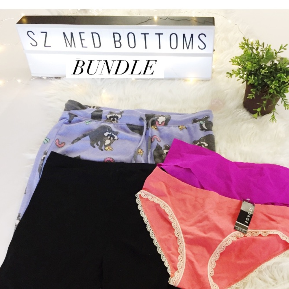 💕3 for $24💕 Size Med Bottoms Bundle Pajamas